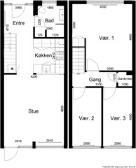 4 værelses hus/villa på 92 m2