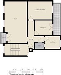 Fyensgade, 97 m2, 3 værelser, 7.895 kr.