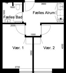 Lejlighed på Østerbrogade i Grenaa