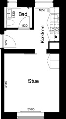 Lejlighed på Sygehusvej i Grenaa