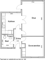 Lejlighed på Centrumgården i Langå