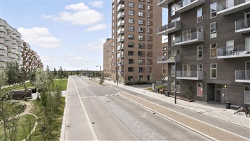 4 værelses lejlighed med vestvendt altan