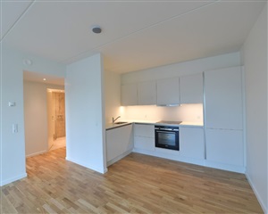 2-værelses med vestvendt altan på havnefronten