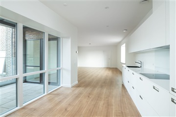 Nyopført lejlighed med elevator og altan i cent...