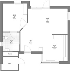 Tranebærvej, 76 m2, 2 værelser, 7.645 kr.