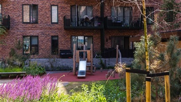 Familiebolig med 3 soveværelser og udgang til v...