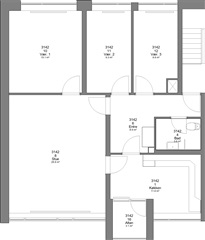 103 m2 lejlighed i Varde