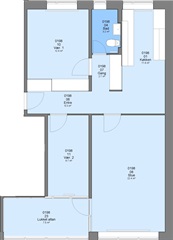 3 værelser for 6.218 kr. pr. måned