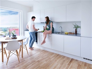 2 værelses lejlighed med vestvendt altan