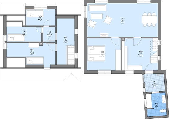 Lejlighed 4 værelses lejlighed på 120 m2 Lejlighed 4 værelses lejlighed på 120 m2
