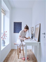 2 værelses lejlighed med solrig vestvendt altan