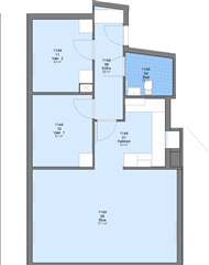 84 m2 lejlighed i Esbjerg