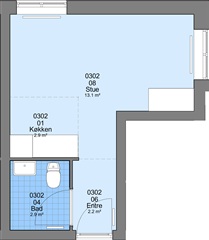 40 m2 lejlighed i Ølgod