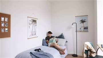 3-værelses lejlighed med hems og loft til kip