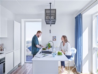 Lejligheden til den lille familie