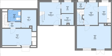 3 værelses lejlighed på 73 m2