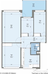 4 værelses lejlighed på 92 m2