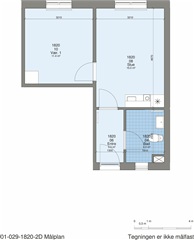 1 værelse på 42 m2