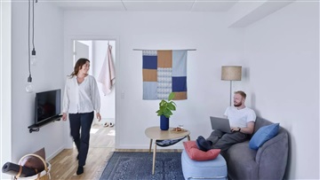 Lejlighed med sydøstvendt altan