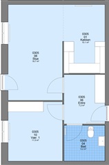 76 m2 lejlighed i Ølgod