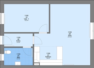 Enghavevej, 77 m2, 2 værelser, 7.125 kr.