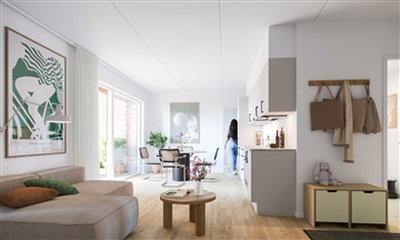 3 værelser for 13.950 kr. pr. måned