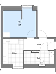 Lejlighed på Reberbanen i Viborg