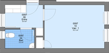 Fristruphøjvej, 31 m2, 1 værelser, 1.825 kr.