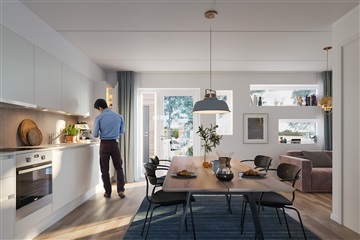 2 værelser for 5.995 kr. pr. måned