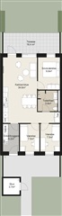4 værelses hus/villa inkl. parkering