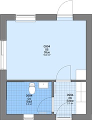 1 værelse på 32 m2