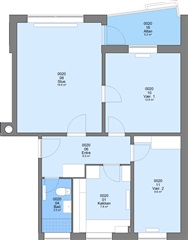 3 værelser for 4.430 kr. pr. måned