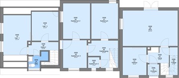 3 værelses lejlighed på 84 m2