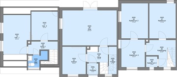 3 værelses lejlighed på 84 m2