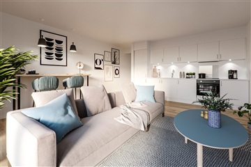 70 m2 lejlighed med altan/terrasse