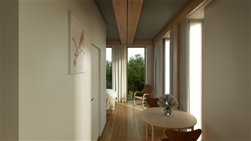 42 m2 lejlighed. Husdyr er tilladt