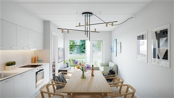 4 værelses lejlighed inkl. parkering