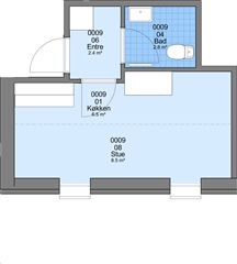 35 m2 lejlighed i Gørlev