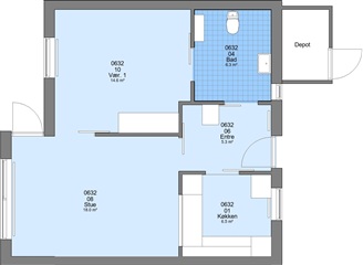 Lejlighed på Skolegade i Nørre Nebel