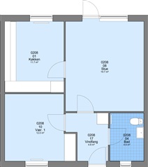 Lejlighed på Solsiden i Store Fuglede