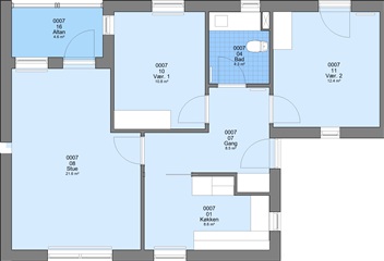 84 m2 lejlighed på Fristruphøjvej