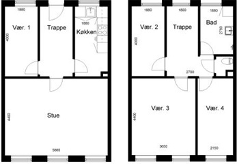 Brøndumsgade, 114 m2, 4 værelser, 6.637 kr.