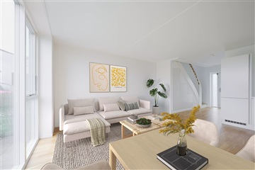 Skønt 3-værelses rækkehus i to plan