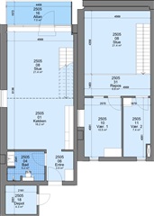 3 værelses lejlighed på 99 m2