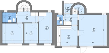 4 værelses lejlighed på 108 m2