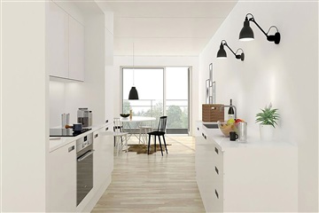 3 værelses lejlighed på 102 m2