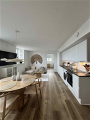 Velindrettet og topmoderne 3-værelses lejlighed