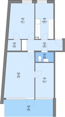 3 værelser for 4.384 kr. pr. måned