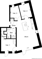 105 m2 lejlighed i Aalborg SV