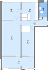 92 m2 lejlighed på Houlkærvej